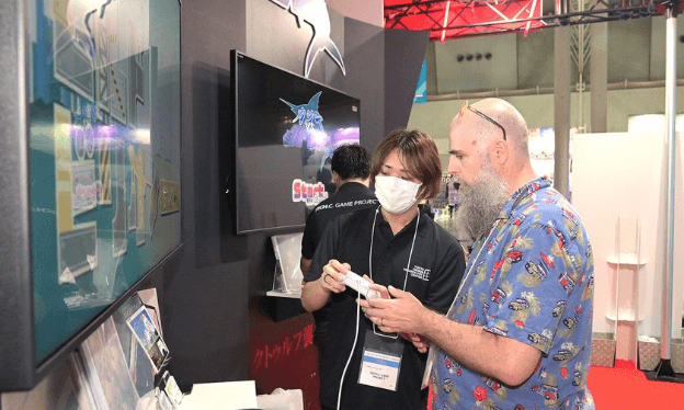 東京ゲームショーでは来場者の対応も